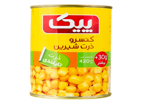 کنسرو ذرت کم‌ سدیم مناسب افراد دارای فشارخون و رژیم درمانی
